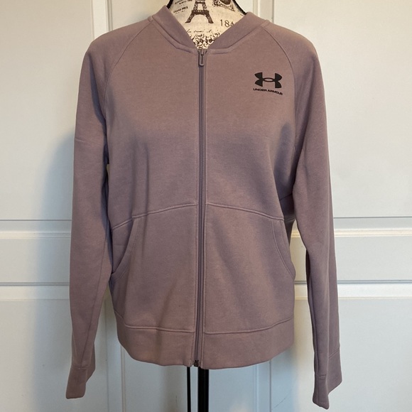 UNDER ARMOUR RIVAL FLEECE JACKET - Picture 2 of 8